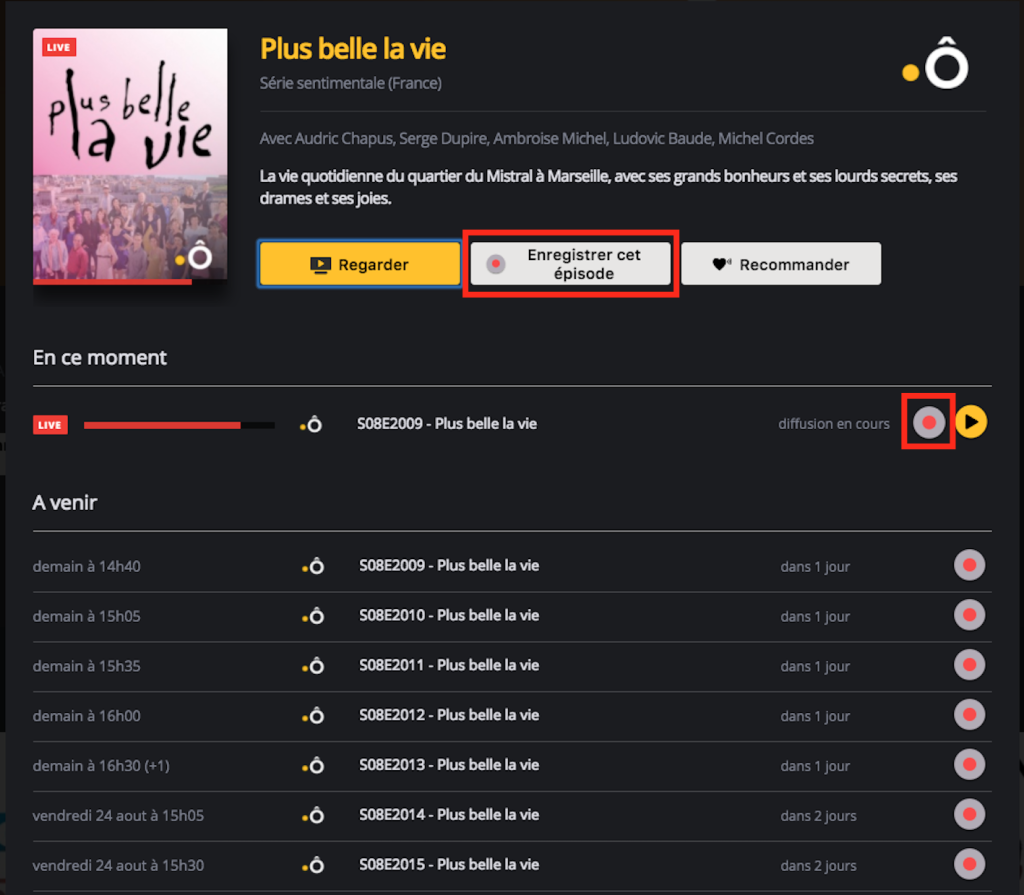 Comment enregistrer un film qui passe à la tele