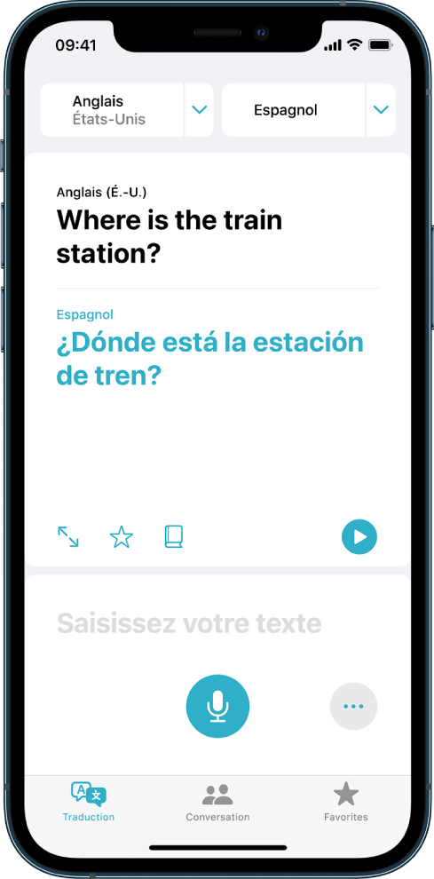 Enregistrer une commande en anglais