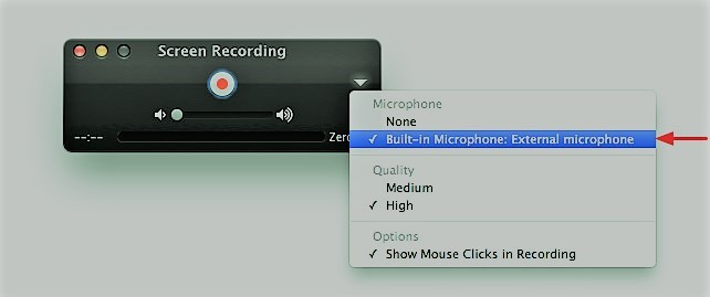 Quicktime enregistrer ecran et son