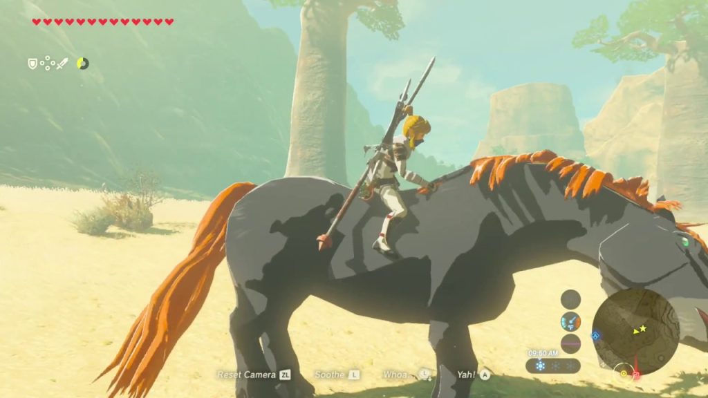 Zelda enregistrer cheval