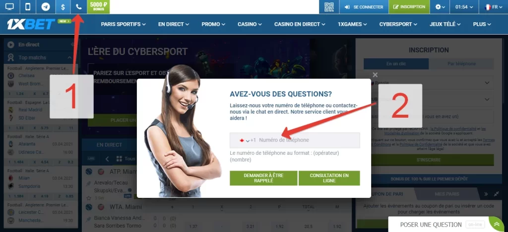 Comment enregistrer un coupon de pari sur 1xbet