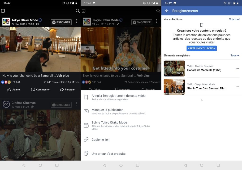 Facebook enregistrer video 2 Facebook enregistrer video