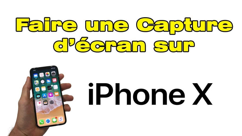 Iphone x enregistrer ecran