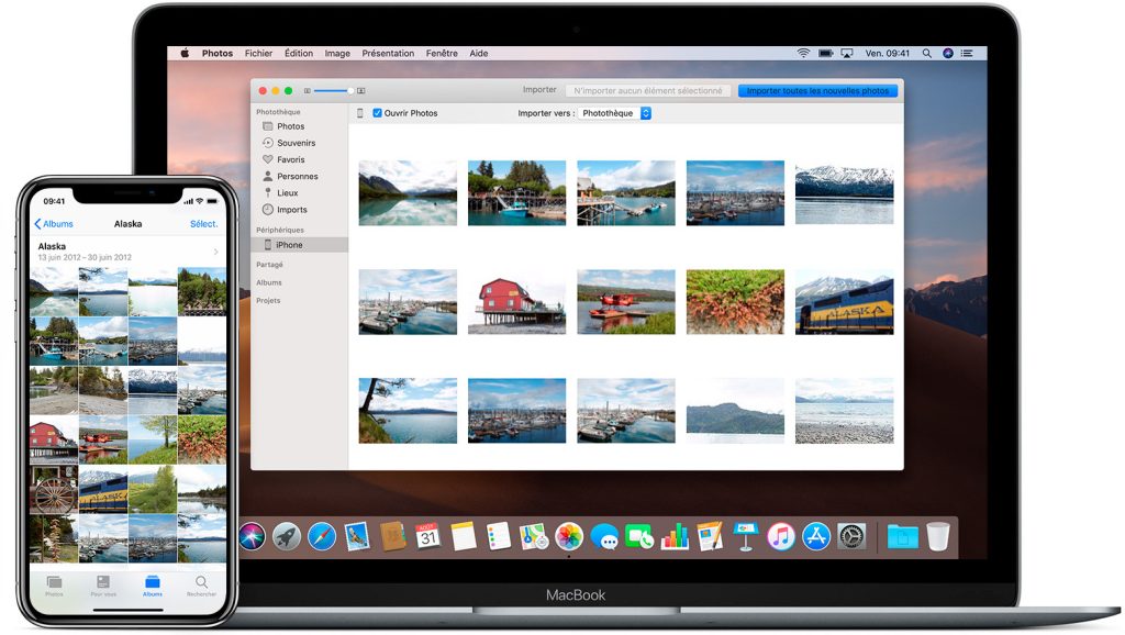 Enregistrer photo iphone vers pc
