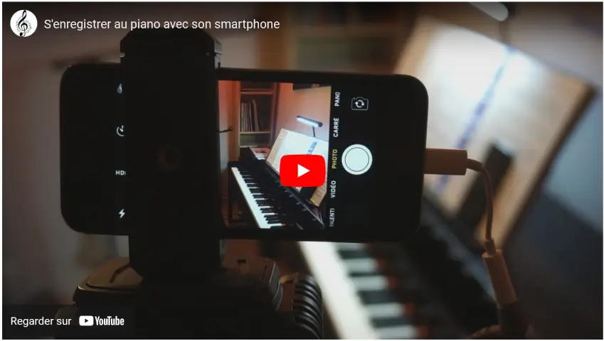 Enregistrer avec telephone