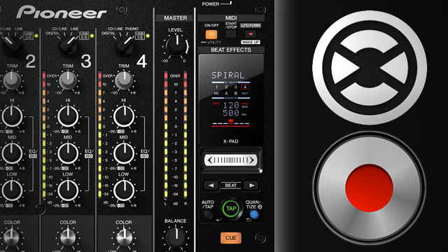 Enregistrer mix djm 900 nexus