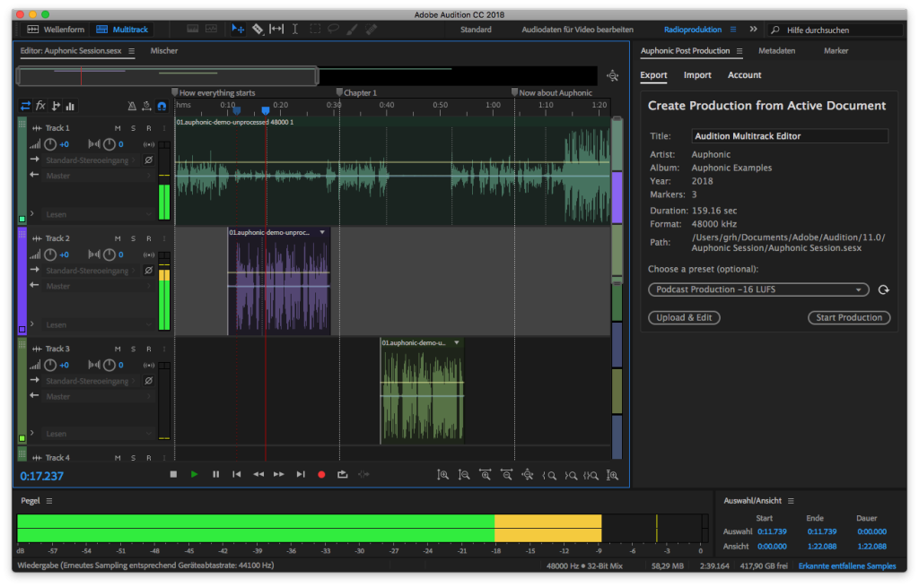 Adobe audition enregistrer son pc