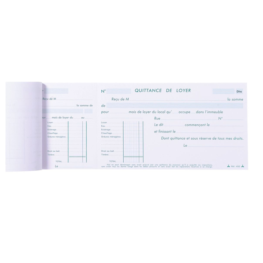 Enregistrer quittance de loyer
