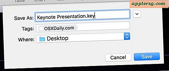 Enregistrer keynote