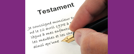 Où faire enregistrer un testament