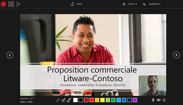 Enregistrer commentaire powerpoint 2 Enregistrer commentaire powerpoint