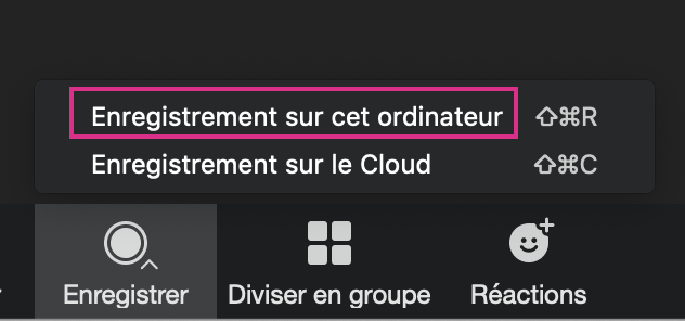 Enregistrer dans le cloud 2 Enregistrer dans le cloud