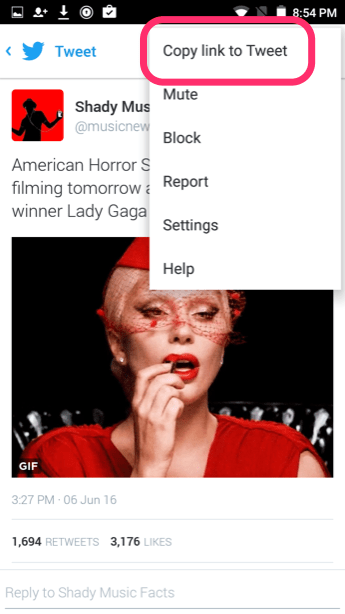 Enregistrer gif twitter