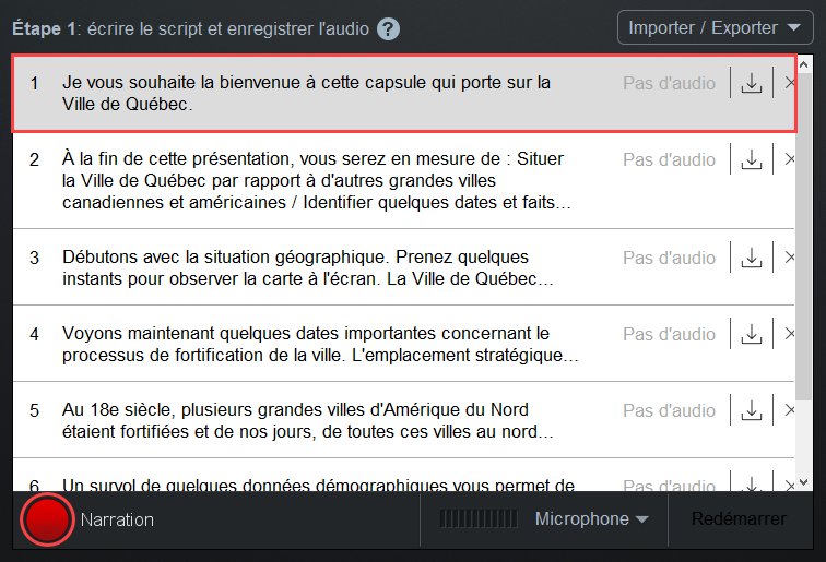 L'enregistrer