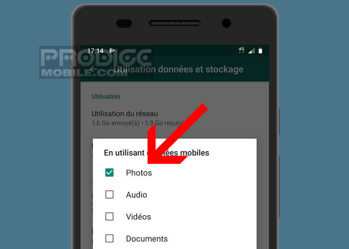 Empecher whatsapp d'enregistrer les photos