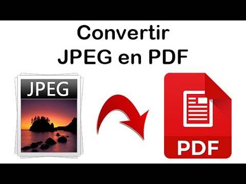 Enregistrer jpeg en pdf