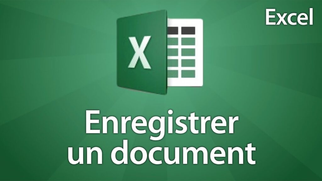 Enregistrer format excel