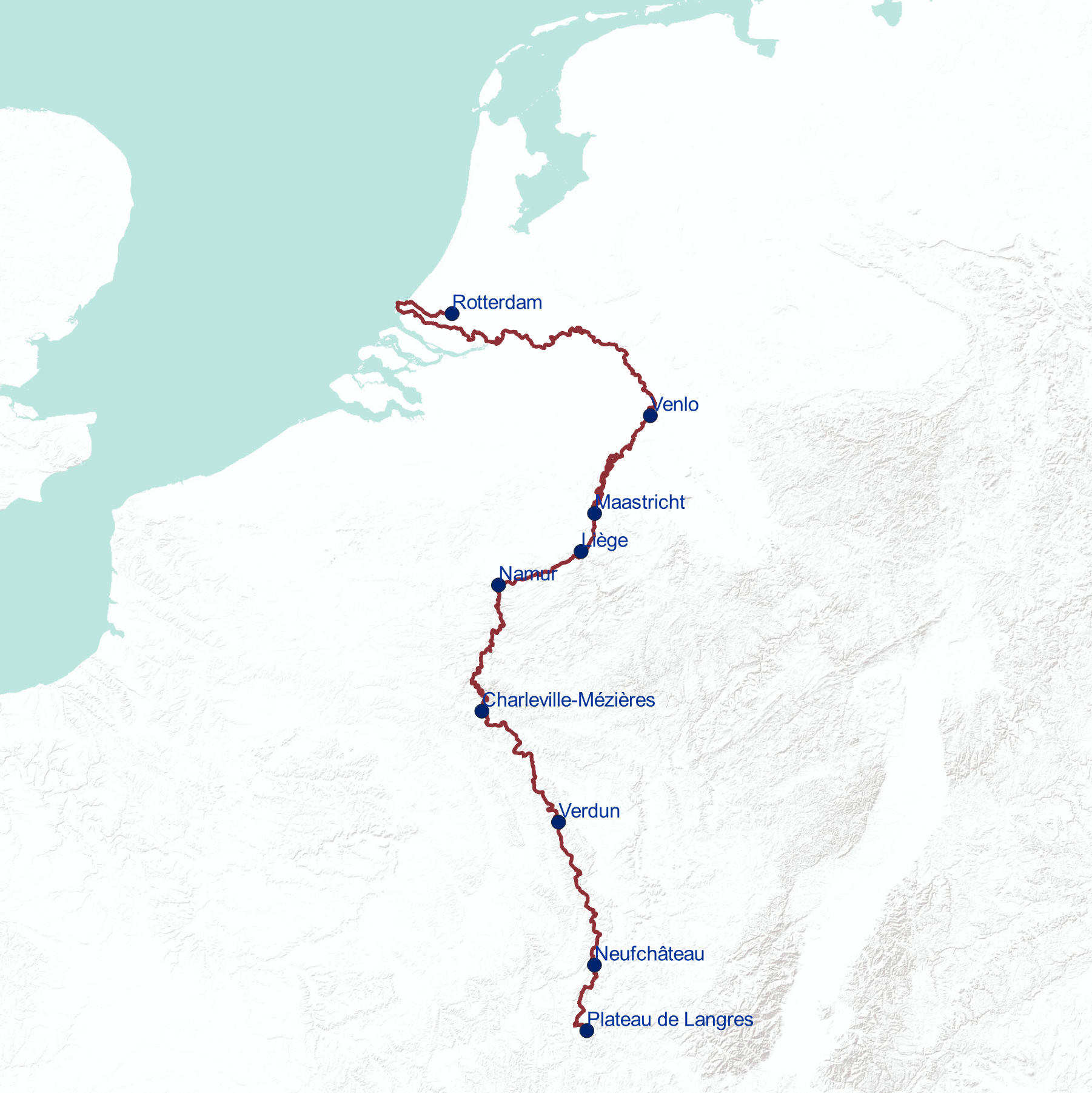 Eurovelo 19 Meuse Cycle Route Carré