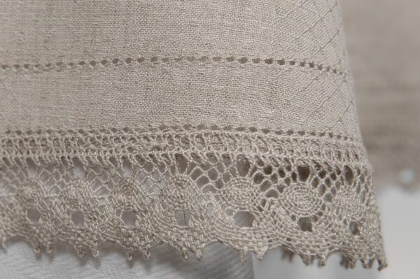 NORA Nappe ronde/ovale lin naturel – Image 3