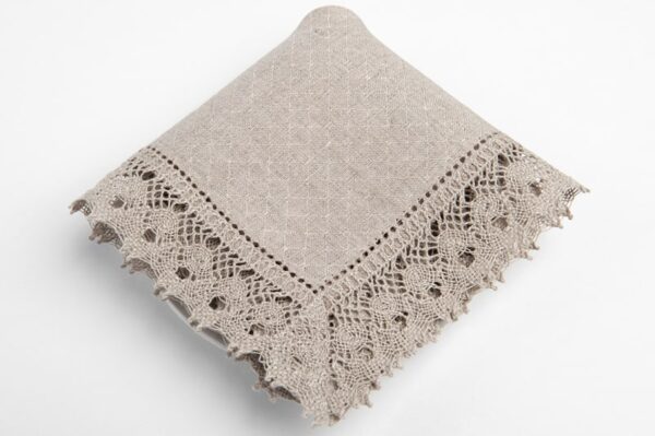 NORA Serviette de table petite lin naturel