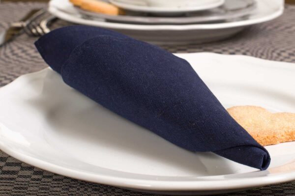 METIS Serviette de table bleu foncé – Image 2