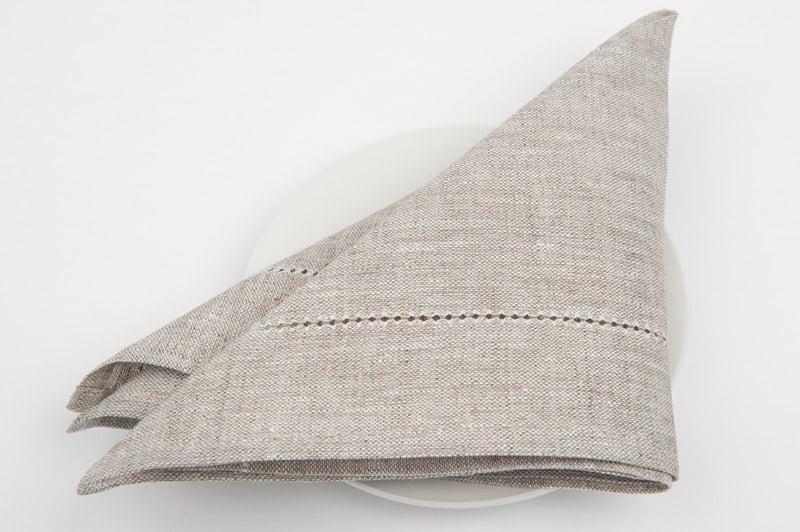 LUNA LAIT Serviette de table beige 1 LUNA LAIT Serviette de table beige