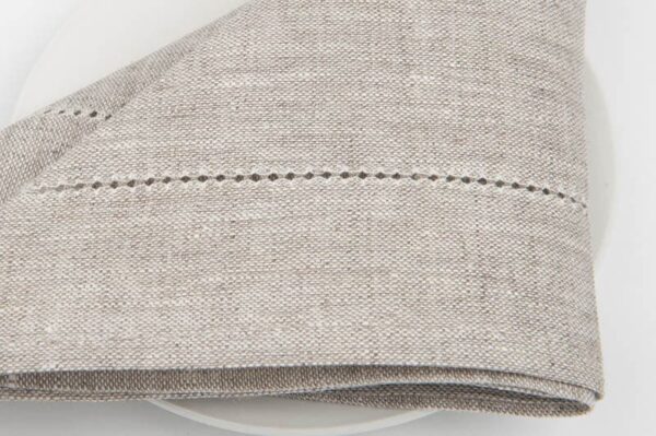 LUNA LAIT Serviette de table beige – Image 2