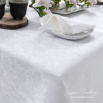 FLORA Serviette de table blanche