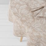 GARDA Nappe ronde/ovale marron