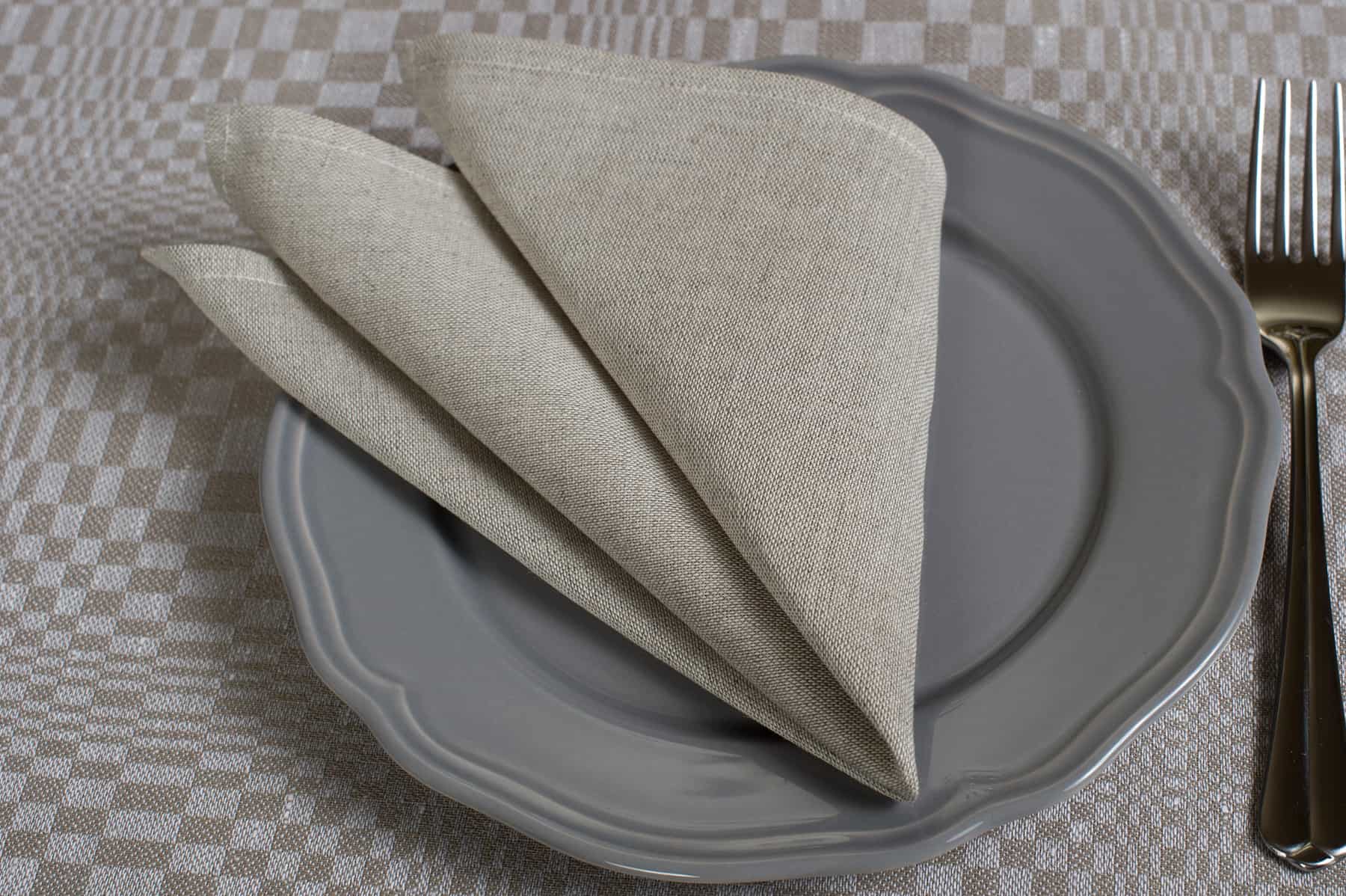 METIS Serviette de table beige