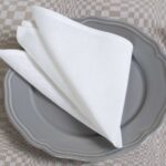 METIS Serviette de table blanc optique