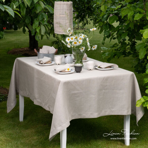 AIRA Nappe lin naturel
