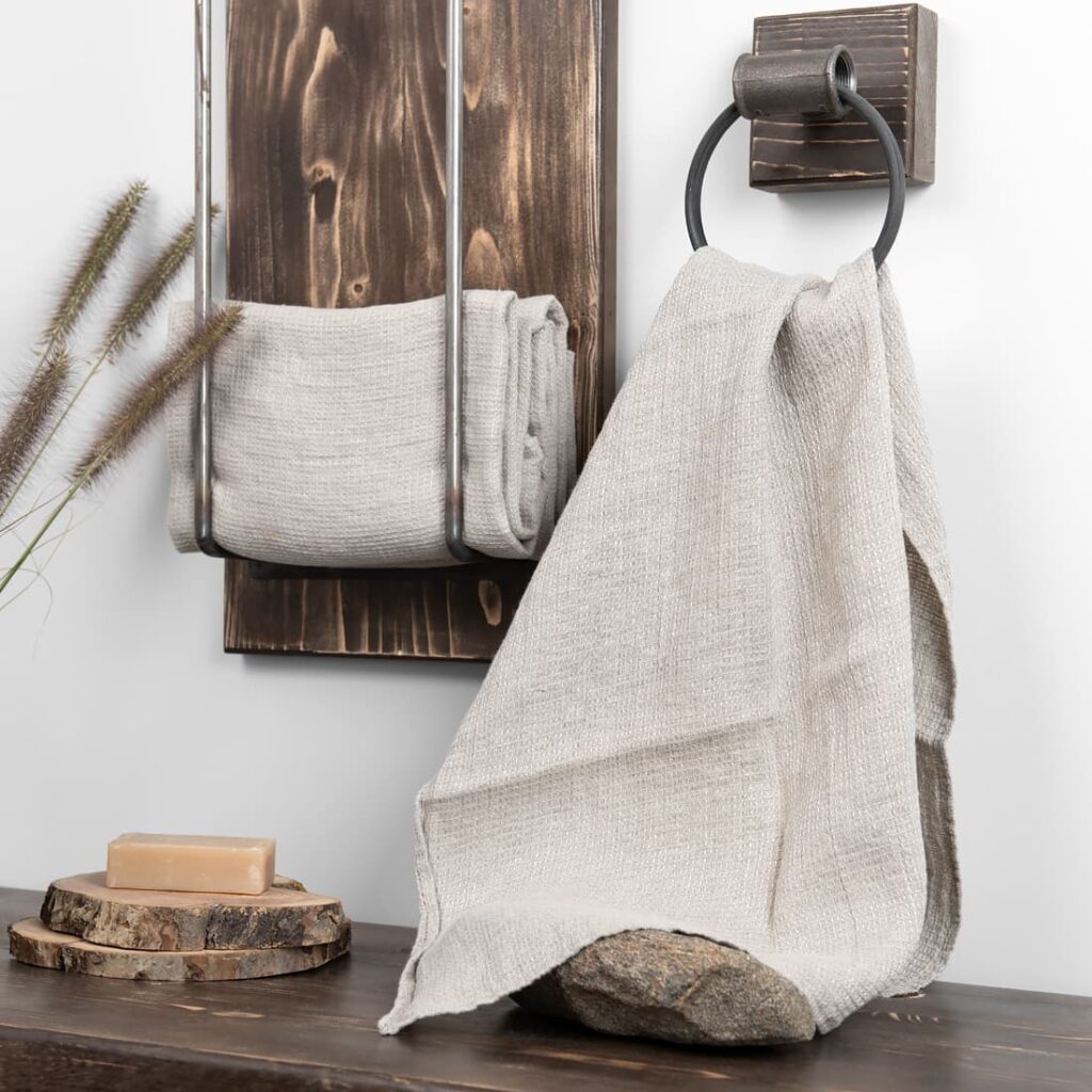 PURO serviette en lin naturel 1 PURO serviette en lin naturel