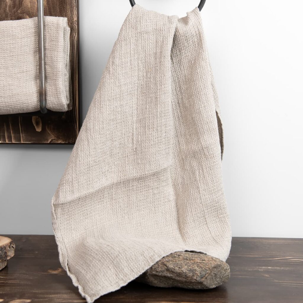 PURO serviette en lin naturel 2 PURO serviette en lin naturel – Image 2