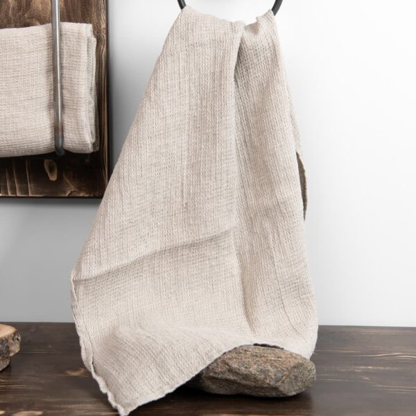 PURO serviette en lin naturel – Image 2