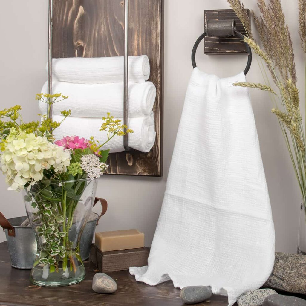 PURO Drap de bain blanc 1 PURO Drap de bain blanc