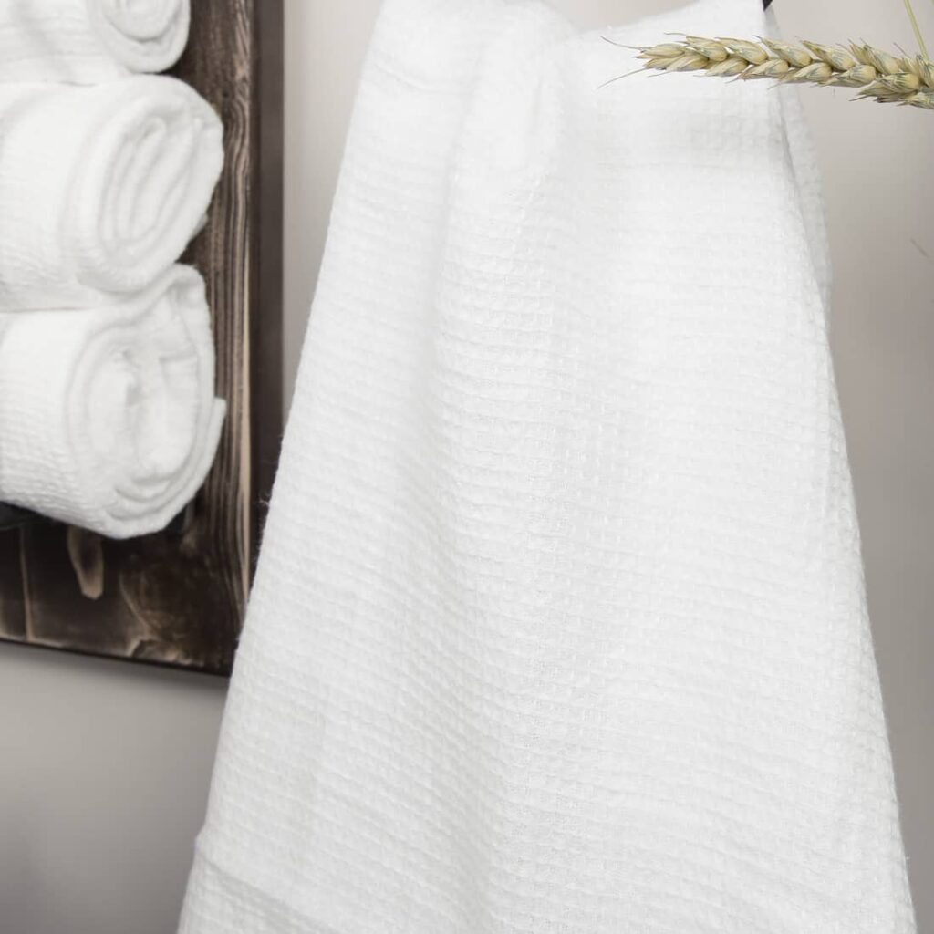 PURO Drap de bain blanc 2 PURO Drap de bain blanc – Image 2
