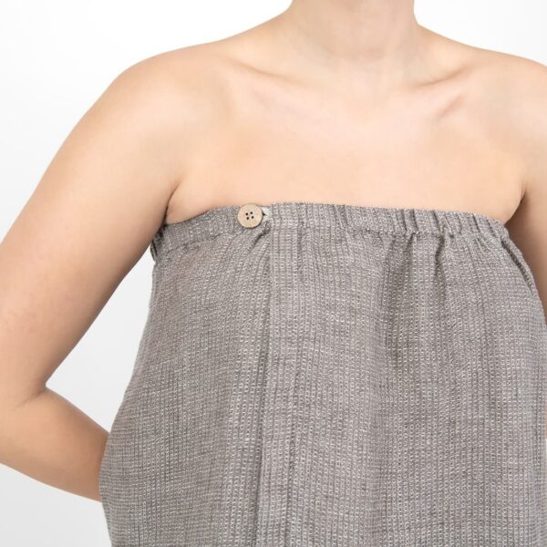 PURO Serviette à enrouler grise et brune – Image 4