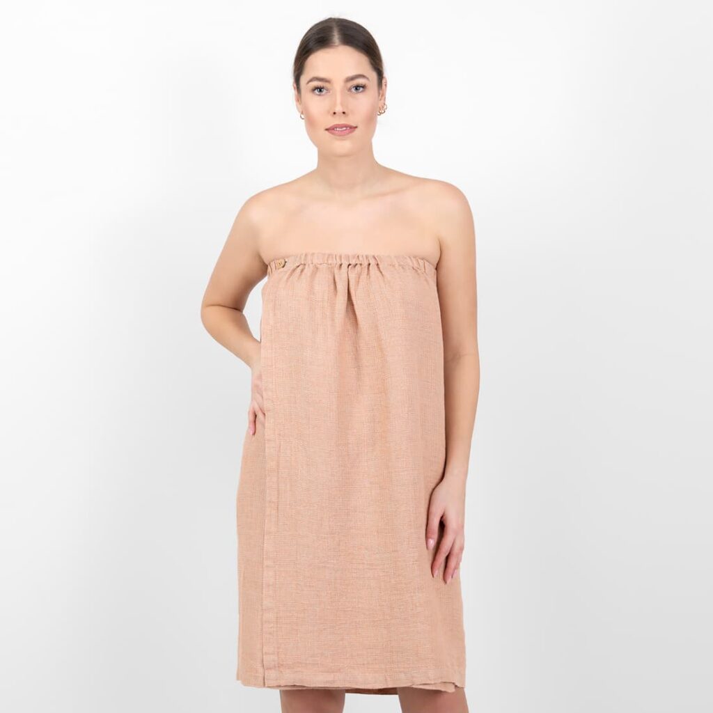 PURO Serviette à enrouler marron poudré 3 PURO Serviette à enrouler marron poudré – Image 3