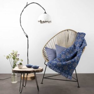 FLORE Couverture bleu