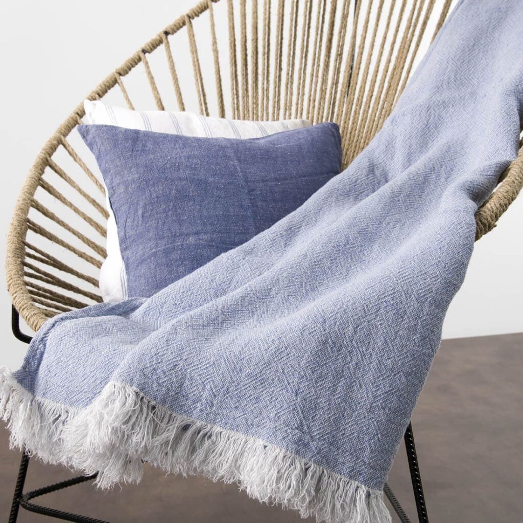 BIZA Couverture bleu clair 3 BIZA Couverture bleu clair – Image 3