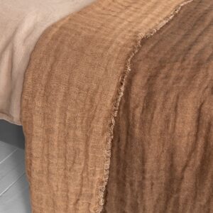 FONDA Couvre-lit marron