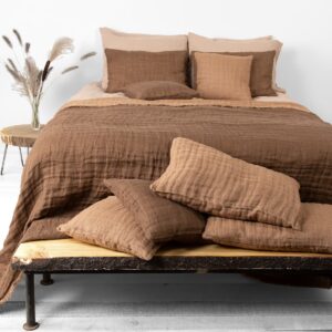 FONDA Couvre-lit marron
