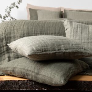 FONDA Housse de coussin verte 9 FONDA Housse de coussin verte