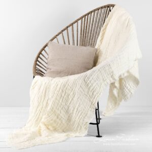 PLAZA Couverture jaunâtre 7 PLAZA yellowish blanket