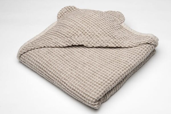 BINGO Cape de bain pour bébé grise