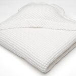 BINGO Cape de bain pour bébé blanche