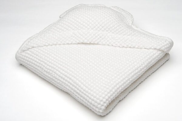 BINGO Cape de bain pour bébé blanche