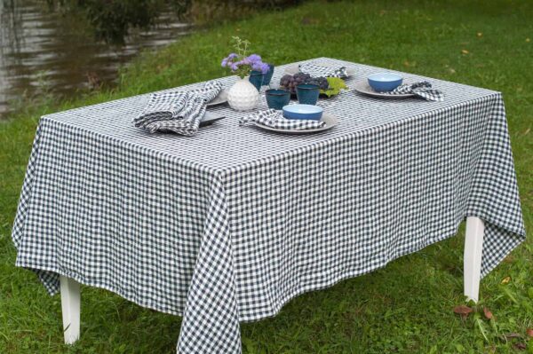 VICHY Nappe bleu foncé