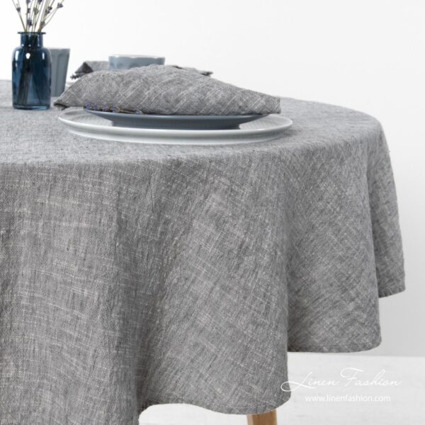 ASTRA Nappe ronde gris foncé – Image 2